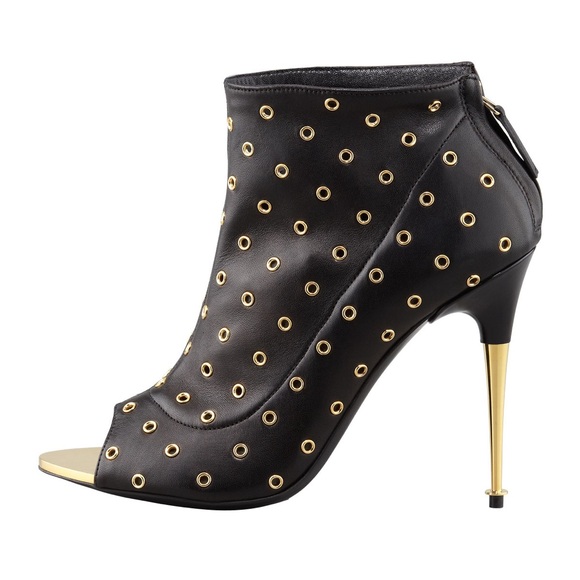 Tom Ford open toe grommet bootie - Picture 2 of 7